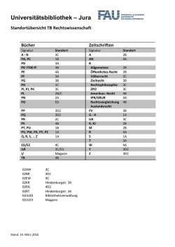Universitätsbibliothek – Jura