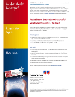 Praktikum Betriebswirtschaft/ Wirtschaftsrecht