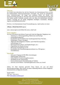 Über uns Im Verlauf eines Jahrzehnts hat sich der Deutsche Live