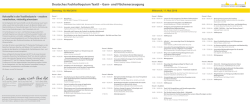 Deutsches Fachkolloquium Textil – Garn