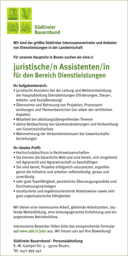 juristische/n Assistenten/in