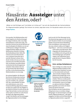 Haus&auml;rzte: Aussteigerunter den &Auml;rzten, oder?