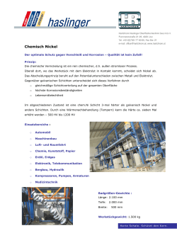 Hartchrom Haslinger Infoblatt Chemisch Nickel