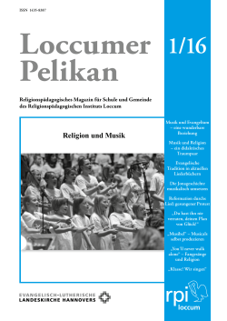 Heft als PDF - Religionspädagogisches Institut Loccum