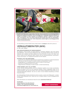 Verkaufsberater/in Voll- und Teilzeit, FALKE