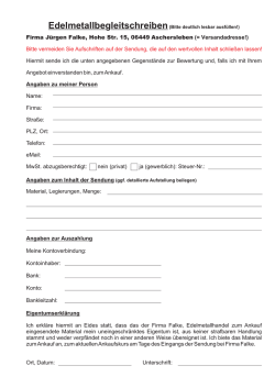 klicken! - Goldankauf Aschersleben