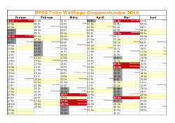 Gruppenstunden F&uuml;chse DPSG Stamm Falke