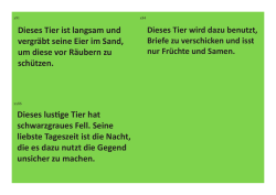 Dieses Tier ist langsam und vergräbt seine Eier im Sand, um diese