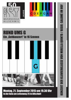 RUND UMS G - Musikschule Allschwil