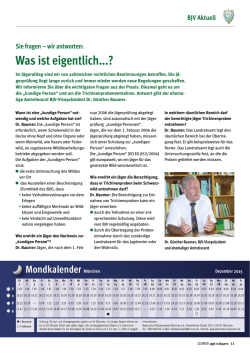 BJV Aktuell - Bayerischer Jagdverband eV