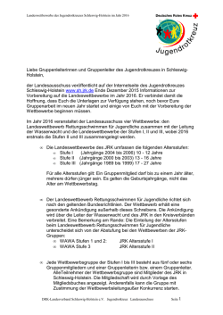 Die Themen der Landeswettbewerbe 2016