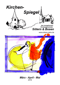 März-Mai 2016 - Kirchenkreis Obere Nahe