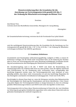 DV Anordnung Vertretungsunterricht 01.02.14
