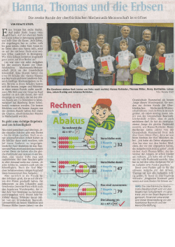 veröffentlicht am 16. 11. 2015 im Nordbayerischen Kurier
