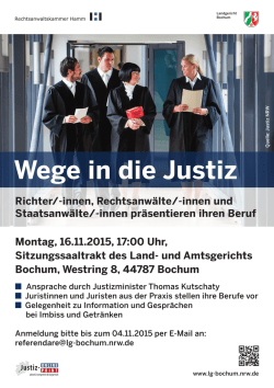 15-1252 OLG Hamm_Plakat Wege in die Justiz.indd