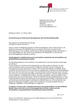 Eidgenössisches Justiz- und Polizeidepartement EJPD 3003 Bern
