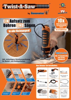 EIN Aufsatz zum Bohren UND S&auml;gen