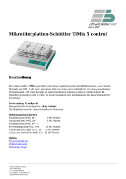 Mikrotiterplatten-Schüttler TiMix 5 control