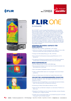 Flir One | Wärmebildkamera-Aufsatz