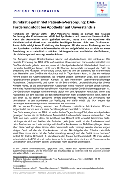 Pressemitteilung als pdf - Apothekerverein Freie Apothekerschaft eV