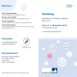 Einladung - Universit&auml;tsklinikum Bonn