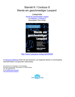 Werde ein geschmeidiger Leopard