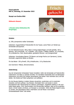 Gl&uuml;hwein-Dessert
