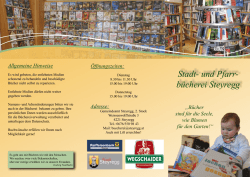 Stadt- und Pfarr- bücherei Steyregg