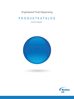 PRODUKTKATALOG Sechste Ausgabe