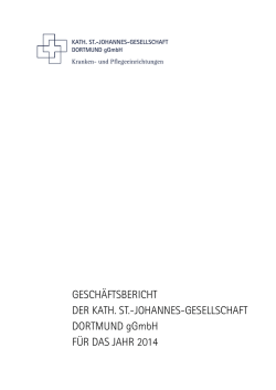 JOHANNES-GESELLSCHAFT DORTMUND gGmbH F&Uuml;R DAS