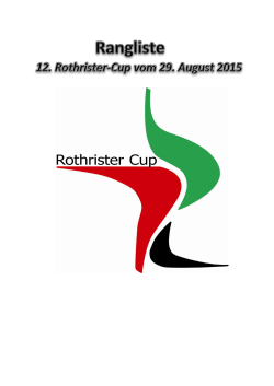 Rothrister Cup - Gymnastik