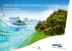 BREKO Breitband Kompass 2016/2017 zum