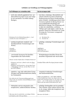 Handout Dr. Efing - Leitfaden zur Erstellung von