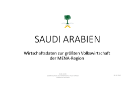 Präsentation Saudi Arabien