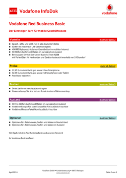 InfoDok 4233: Vodafone Red Business Basic