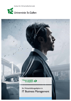 Broschüre downloaden - IT Business Management