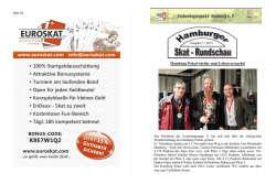 Hamburg Pokal wieder zum Leben erwacht!