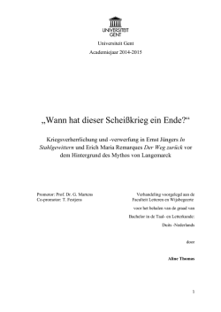 Der Weg zurück