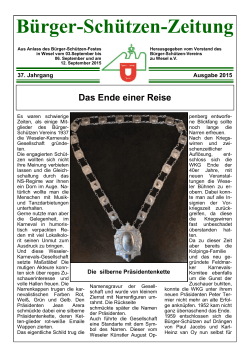 Schützenzeitung 2015 - BSV