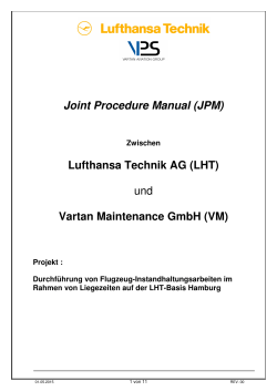 Joint Procedure Manual (JPM)