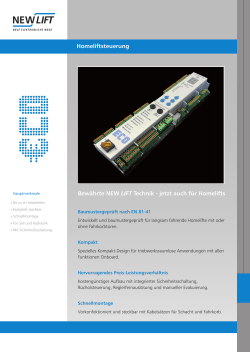 Homelift ECO-Steuerung.indd