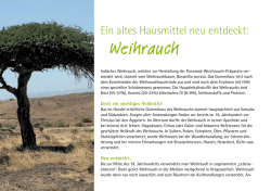 Weihrauch - GESUNDES WISSEN