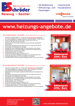 Heizungsangebote als PDF Datei herunterladen
