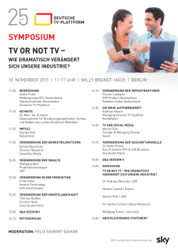 Flyer - Deutsche TV