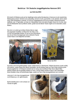 Deutsche Junggeflügelschau Hannover 2015