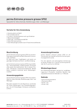 perma Extreme pressure grease SF02 - perma-tec