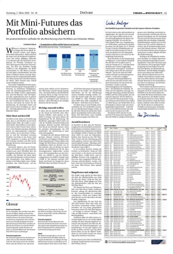 MitMiniFuturesdas Portfolioabsichern