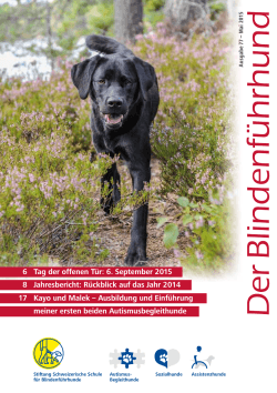 Bulletin Mai 2015 - Blindenhundeschule