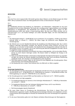 Statuten / PDF - Home - Jenni Energietechnik AG