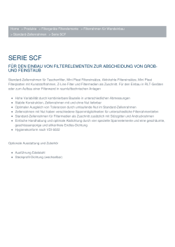 serie scf - TROX GmbH